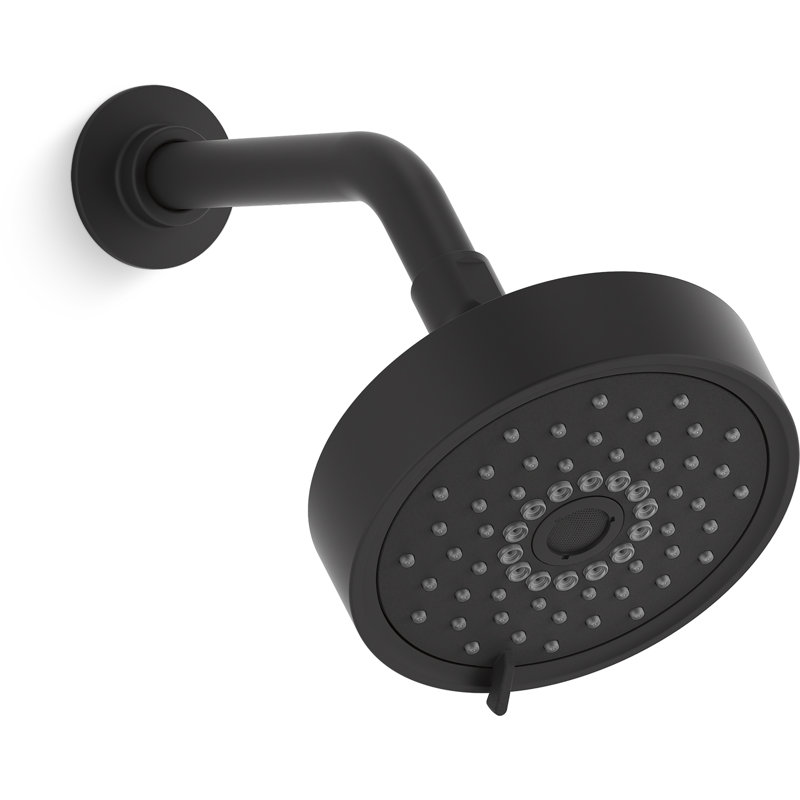 Kohler Purist 2.5 Gpm Multifunction Wall Mount Showerhead, Three Spray